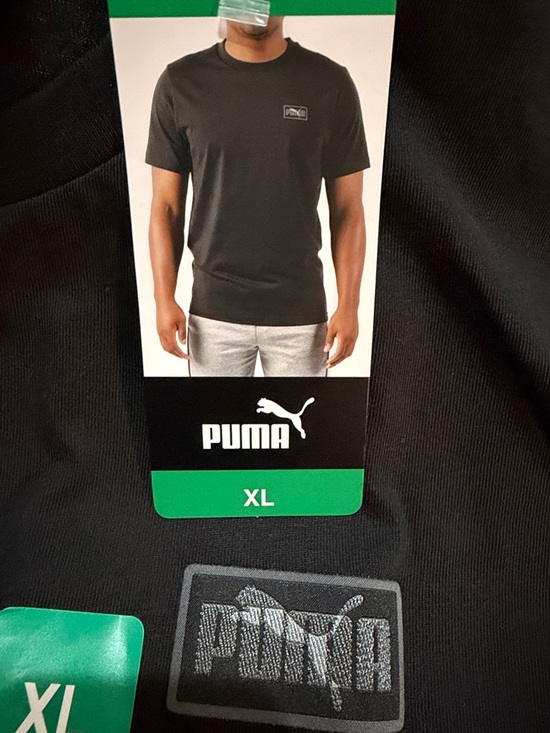 Puma Other - Puma Men's Crew Neck Cotton T-Shirt in Black XL NWT